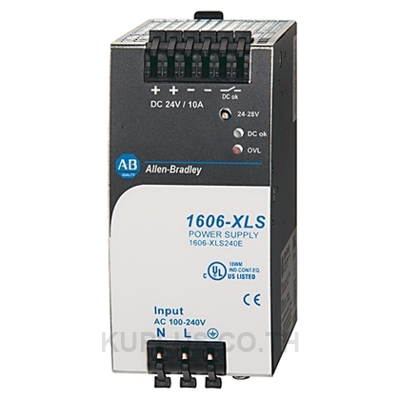 Allen-Bradley 1606-XLS240E Power Supply, Performance, 240W, 24 - 28VDC, 1-Phase