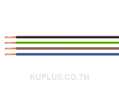 29082, Single Core Cable HELUKABEL H05V-K Size 0.5 sq.mm (Green-Yellow)