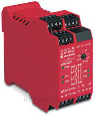 Allen-Bradley 440R-M23084 Relay, Single Function, Safety, with Delayed Outputs, 24V AC/DC