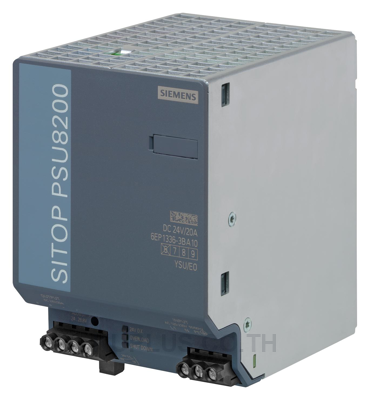 DIN Rail Power Supply, 93%, 24V, 20A, 480W, Adjustable