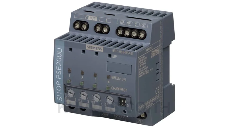 SITOP PSE200U 3 A NEC CLASS 2 Selectivity module 4-channel input: DC 24 V/12 A output: 24 V/4x 3A NEC class 2 Level adjustable 0.5-3 A mit status message for each output