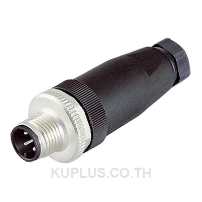Circular Connector, 713 Series, Cable Mount Plug, 5 Contacts, Screw Pin, Nylon (Polyamide) Body