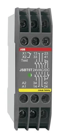 ABB 24 V ac/dc Safety Relay Dual Channel with 3 Safety Contacts and 1 Auxilary Contact