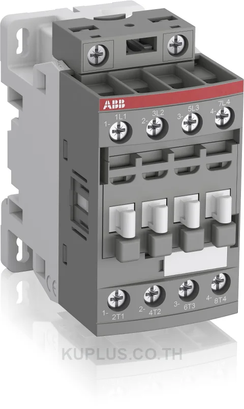 ABB AF09-40-00-11 Contactor, 4-pole, 25 A, Coil 24 - 60 V AC / 20 - 60 V DC