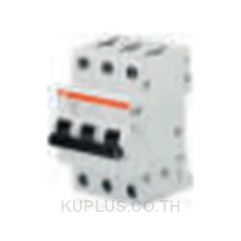 2CDS273001R0064 ABB System M Pro S203M-C6 Miniature Circuit Breaker (MCB) 3P 6A Curve C, Icn 10kA (IEC 60898) / Icu 15kA (IEC 60947-2)