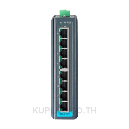 EKI-2728I-CE, อีเทอร์เน็ตสวิตช์อุตสาหกรรม Advantech EKI Unmanaged 8 พอร์ต