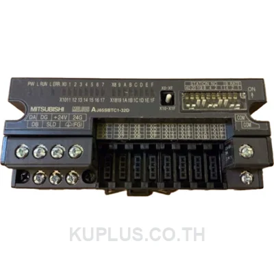 โมดูล I/O ระยะไกล CC-Link Mitsubishi AJ65SBTC1-32D 24 V DC