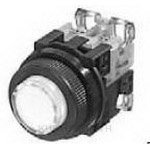 AR30E0L-11E3W : ILLUMINATE PUSHBUTTON EXTENDED ROUND 30mm. WHITE