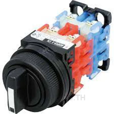 AR30PCR-3174B, ซีเล็คเตอร์สวิตช์ (Selector Switch) Fuji Electric AR30 ขนาด 30 มม. 3 ตำแหน่ง สีดำ