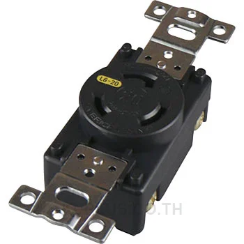 ปลั๊กตัวเมียฝังขาล็อค 2P3W 20A 250V