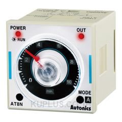 Timer, Analog, 6-Mode, Multi-Range, DPDT or SPDT Timed/Instant., 12VDC (socket req''d)