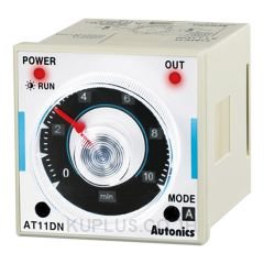 Timer, Analog, 6-Mode, Multi-Range, DPDT(2c), 12 VDC, 11-Pin, (socket req''d)