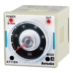 Timer, Analog, 6-Mode, Multi-Range, 2 SPDT, 100-240VAC/24-240 VDC, 11 Pin (socket required)