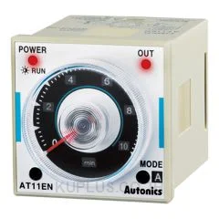 Timer, Analog, 6-Mode, Multi-Range, 2 SPDT, 100-240VAC/24-240 VDC, 11 Pin (socket required)
