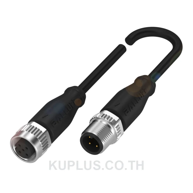 BALLUFF 4-Pin M12 Connector 2m Male Double-Ended Cordset for use with IO-Link Connector IO-Link