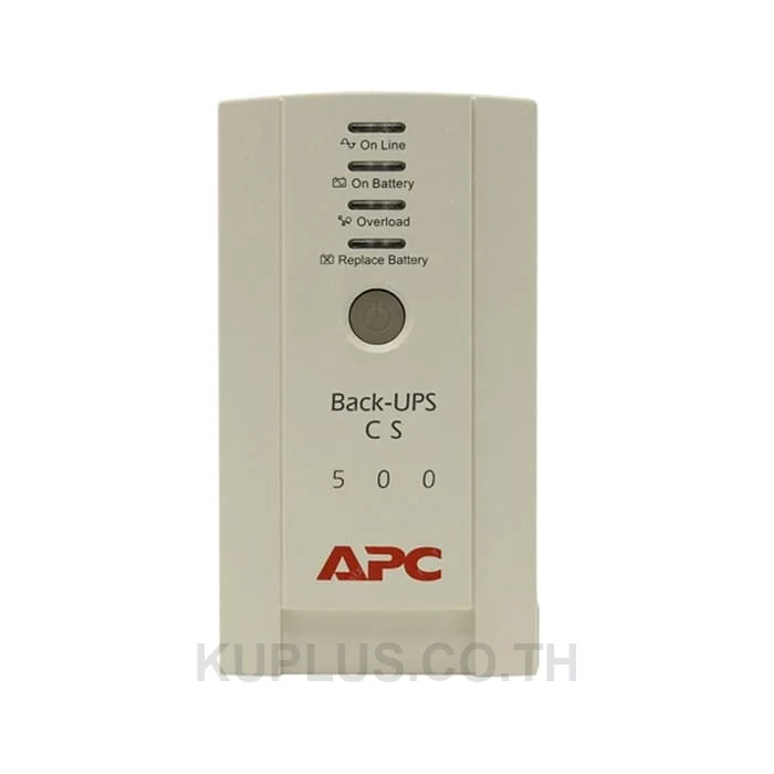 BK500EI, เครื่องสำรองไฟ UPS APC Back-UPS 500 VA/300 W แบบตั้งพื้น (Tower)
