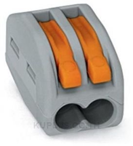 COMPACT SPLICING CONNECTORS 2 จุดต่อ, ขนาดสาย 0.08 - 2.5 mm2