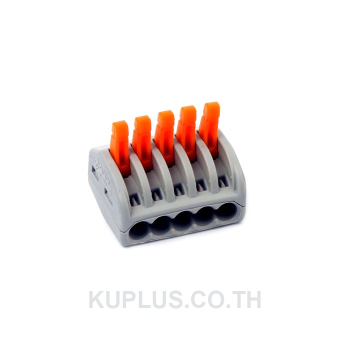 COMPACT SPLICING CONNECTORS 5 จุดต่อ, ขนาดสาย 0.08 - 2.5 mm2