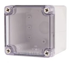 Enclosure Lift Off Cover PC Clear 3.94×3.94×3.94"