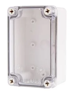 Enclosure Lift Off Cover PC Clear 3.15×5.12×2.76"