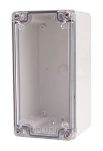 Enclosure Lift Off Cover PC Clear 3.15×6.30×3.35"