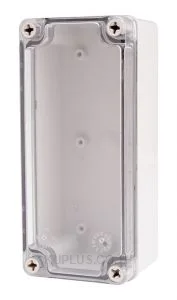 Enclosure Lift Off Cover ABS Clear 3.15×7.09×2.76"