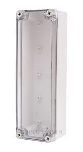Enclosure Lift Off Cover PC Clear 3.15×9.84×2.76"
