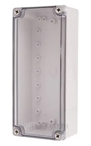 Enclosure Lift Off Cover PC Clear 3.94×9.06×2.76"