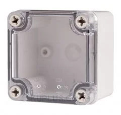 Enclosure Lift Off Cover ABS Clear 3.15×3.15×2.36"