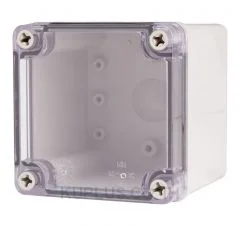 Enclosure Lift Off Cover ABS Clear 3.94×3.94×3.94"
