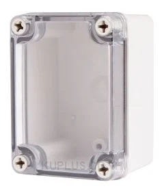 Enclosure Lift Off Cover ABS Clear 3.15×4.33×3.35"