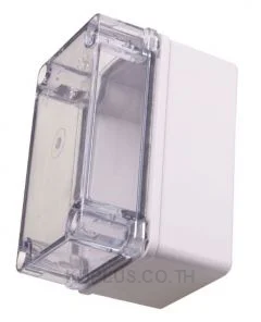 Enclosure Lift Off Cover ABS Clear 3.15×5.12×3.35"