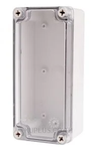 Enclosure Lift Off Cover ABS Clear 3.15×7.09×3.35"