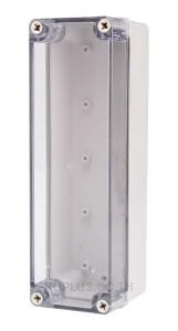 Enclosure Lift Off Cover ABS Clear 3.15×9.84×3.35"