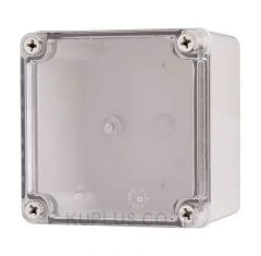 Enclosure Lift Off Cover ABS Clear 4.92×4.92×2.95"