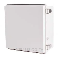 Enclosure, Hinge/Latch, PC Gray, 11.81×11.81×5.91"