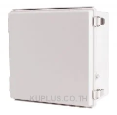 Enclosure, Hinge/Latch, PC Gray, 11.81×11.81×7.09"