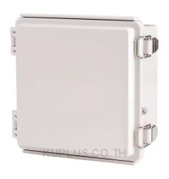 Enclosure, Hinge/Latch, PC Gray, 5.91×5.91×3.54"