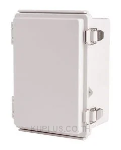 Enclosure, Hinge/Latch, PC Gray, 5.12X7.09 X3.94"
