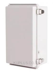 Enclosure, Hinge/Latch, PC Gray, 6.69×10.63×4.33"