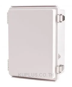 Enclosure, Hinge/Latch, ABS Gray, 6.30×8.27×3.94"