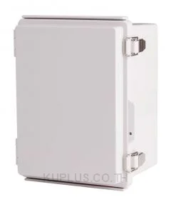 Enclosure, Hinge/Latch, ABS Gray, 6.30×8.27×5.12"