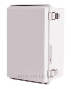 Enclosure, Hinge/Latch, PC Gray, 7.87×11.81×5.91"
