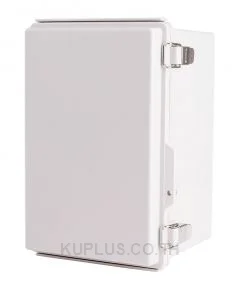 Enclosure, Hinge/Latch, ABS Gray, 7.87×11.81×7.09"