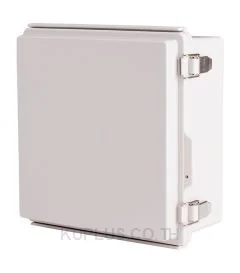 Enclosure, Hinge/Latch, ABS Gray, 8.27×8.27×3.94"
