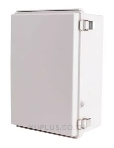 Enclosure, Hinge/Latch, PC Gray, 9.84×13.78×5.91"