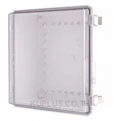 Enclosure, Hinge/Latch, PC Clear 11.81×11.81×5.91"