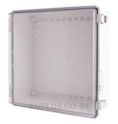 Enclosure, Hinge/Latch, PC Clear 13.78×13.78×5.91"