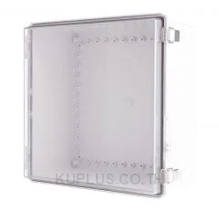 Enclosure, Hinge/Latch, PC Clear 13.78×13.78×7.09"