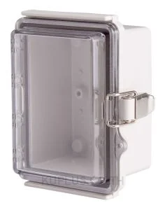 Enclosure, Hinge/Latch, PC Clear, 3.54×4.72×2.76"